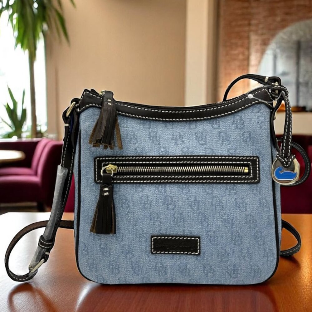 Dooney & Bourke Denim Pocket Crossbody Bag | NWT - Picture 14 of 14